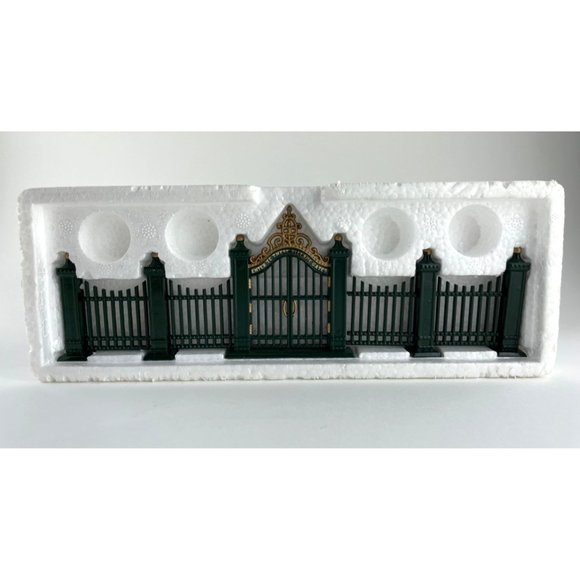 Christmas - DEPT. 56 - WROUGHT IRON GATE AND FENCE - Original Box - Picture 3 of 5